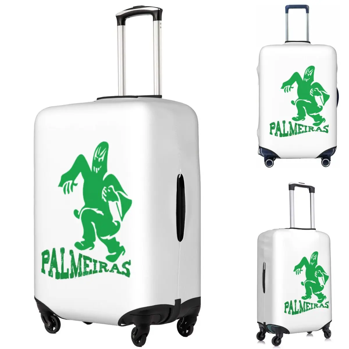My City、My Colors、ブラジル産パルメイラス (1) スーツケースカバー保護弾性旅行荷物プロテクターカバー 18-32 インチ用