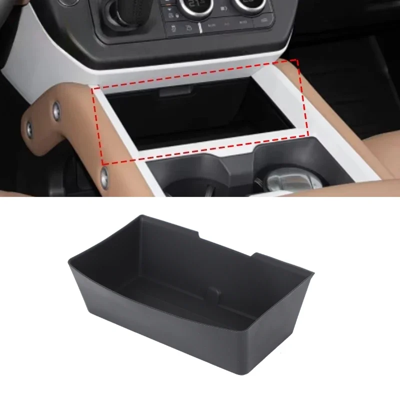 

Suetlcoity для Land Rover Defender 90 110 130 2025 черный автомобильный центральный подлокотник ящик для хранения органайзер поднос подходят для автомобильных аксессуаров