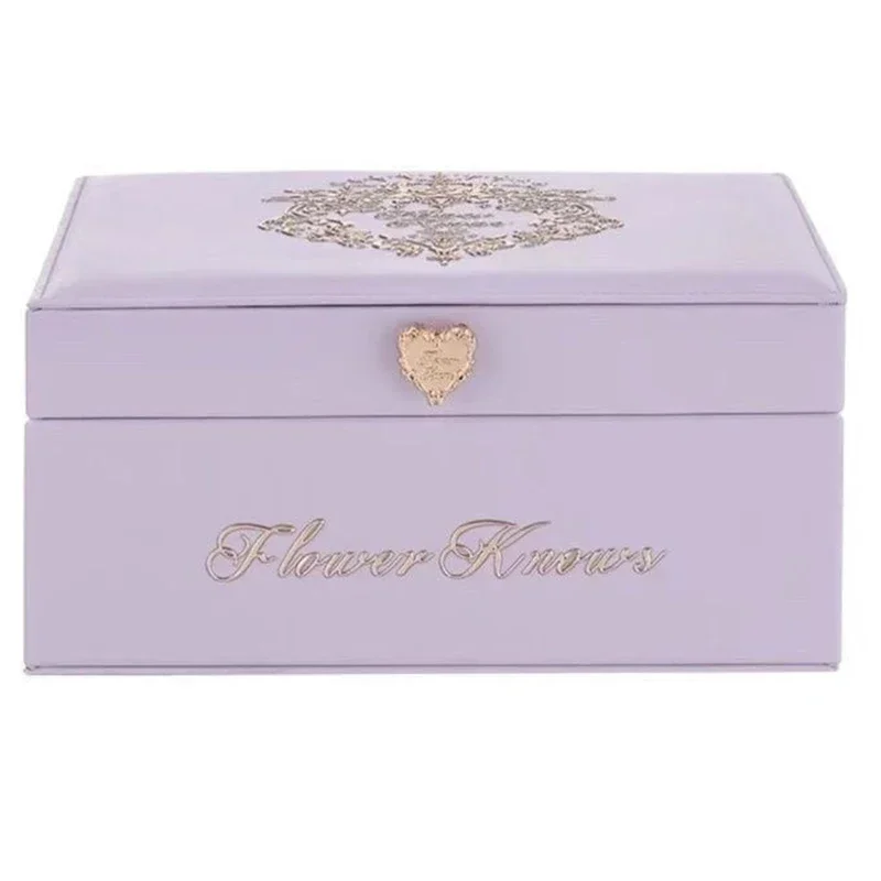 

Flower Knows Cosmetics Storage Box Limited Edition Strawberry Rococo Violet Jewelry Empty Box