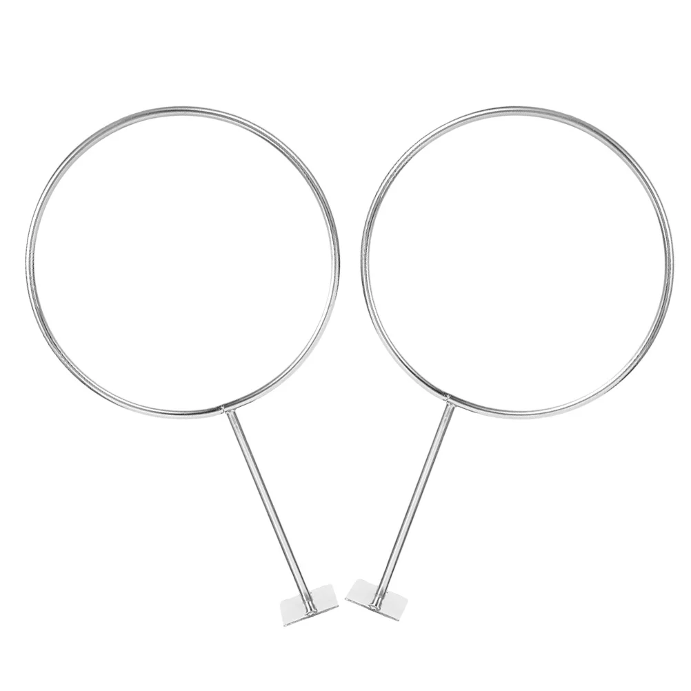 

2Pcs Ball Holder Wall Mount Iron Sports Balls Stand Home Office Garage Multi-Function Basketball Football Display Rack