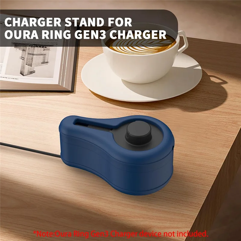 T24C Silicone Protector Cover For Oura Ring Gen3 , Cord Winder,  Organizer For Oura Ring Gen3