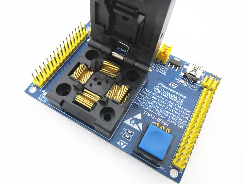 STM32 GD32F103 STM32F205 STM32F407 IC testing seat Test Socket test bench