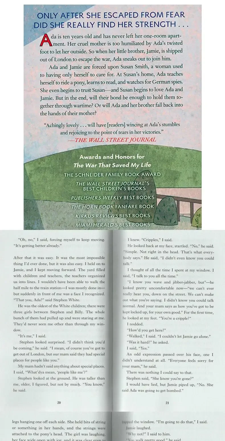 الحرب التي أنقذ حياتي، كتب الأطفال الذين تتراوح أعمارهم بين 9 10 11 12 الكتب الإنجليزية، روايات الحرم الجامعي 9780147510488 #2