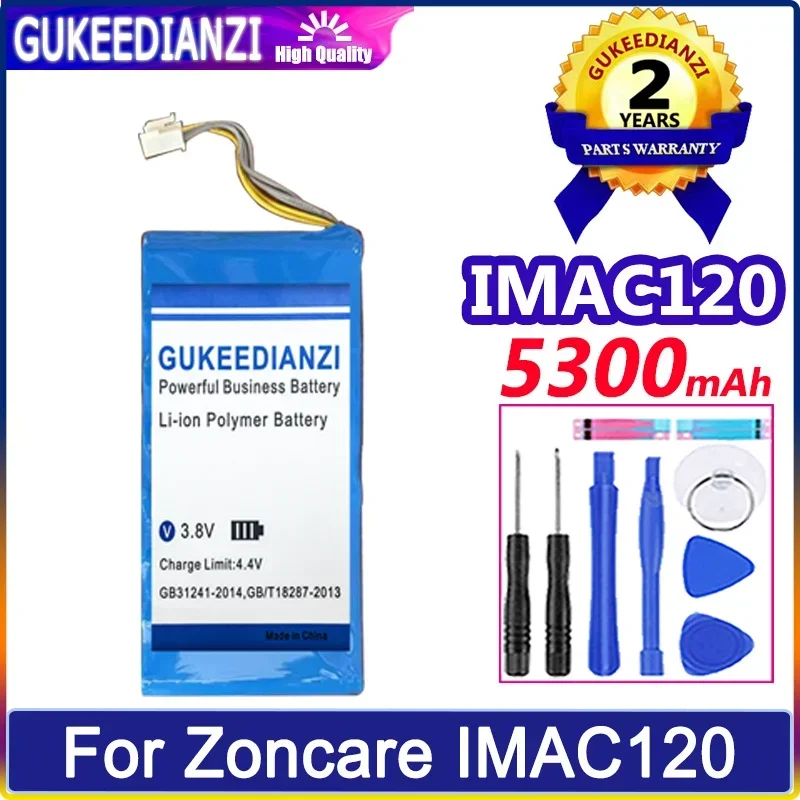 

Для Zoncare IMAC120: аккумулятор для электрокардиографа емкостью 5300 мАч