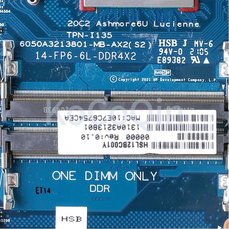 Imagem -05 - Placa-mãe Portátil para hp 245 g8 Tpn-i135 Notebook Mainboard 6050a3213801 r3 r5 Amd Cpu Teste