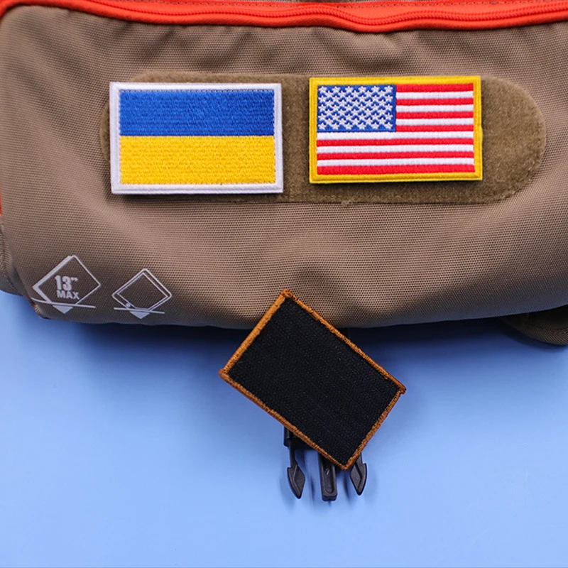 Military Patches Tactical Embroidered Flag Argentina Belgium Ukraine Japan Venezuela Sweden South Africa Norway Brazil Iron On