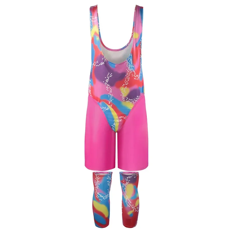 QQ8 2023 Película Barbi Cosplay Ken Barbe Ropa deportiva Mujeres Hombres Niños Fiesta de Halloween Cosplay Disfraz Uso diario Ropa deportiva Unif5Lk¥