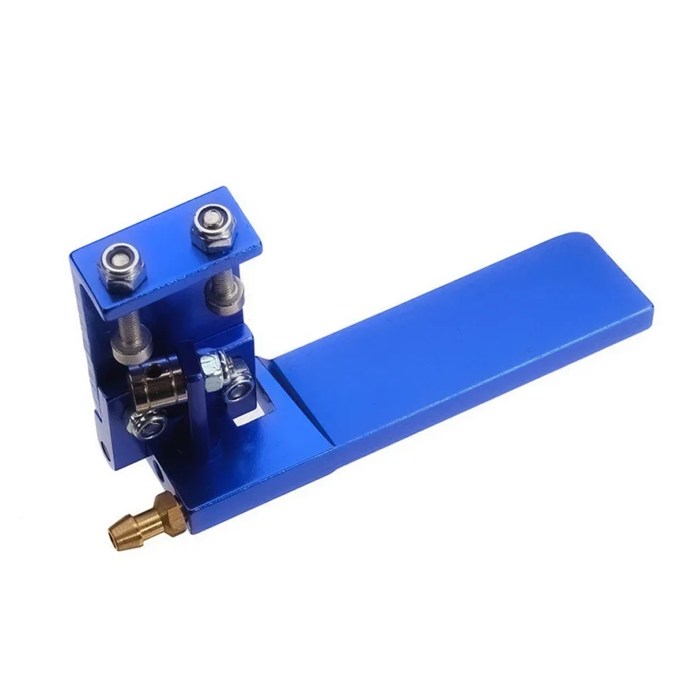 1 Stücke RC Boot Aluminiumlegierung Marke Neue 75mm 95mm Metall Saugwasser Ruder Für Fernbedienung RC Boote CNC Upgrade Teile