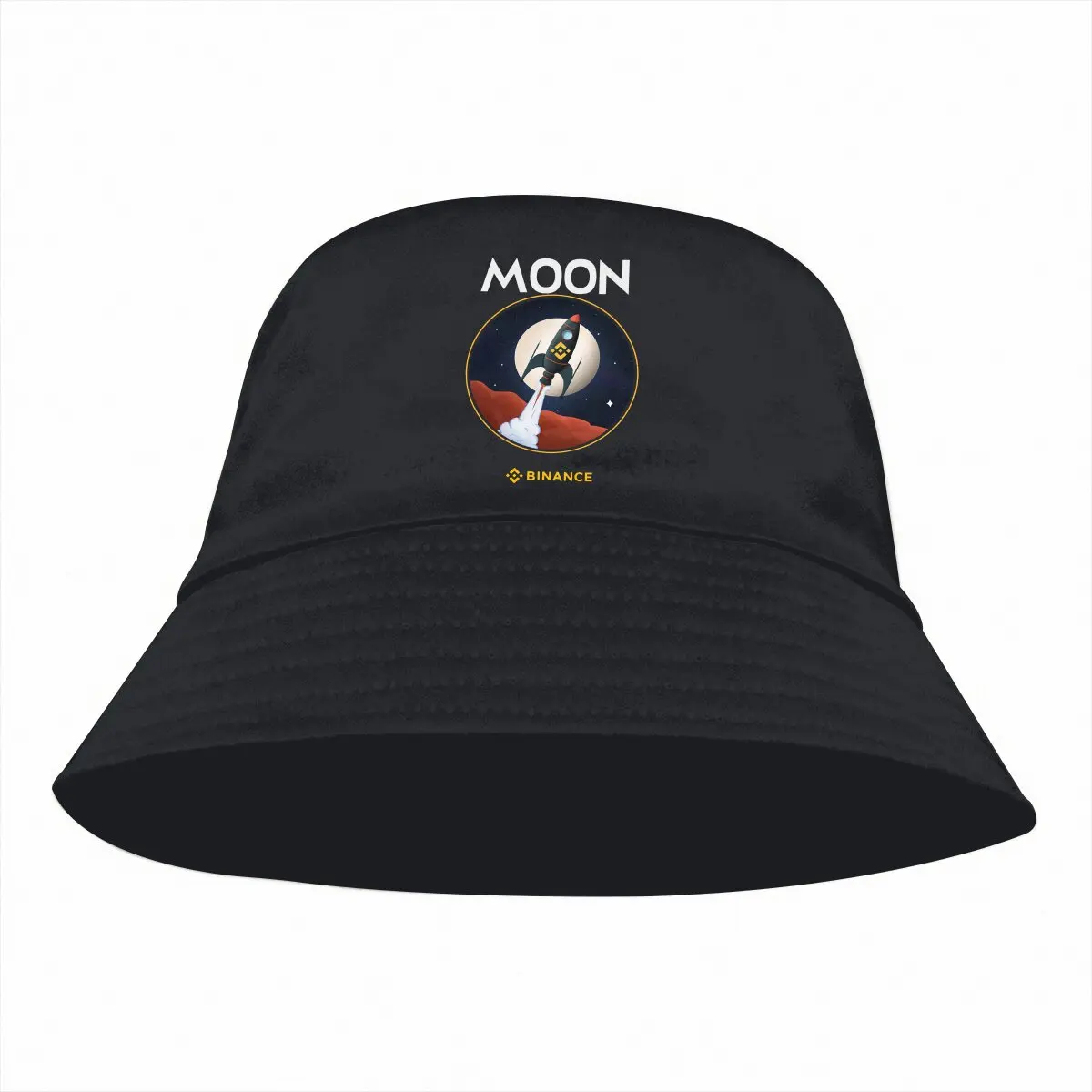 BNB Moon Mission Unisex Bucket Hats Binance Hip Hop Fishing Sun Cap Fashion Style Designed