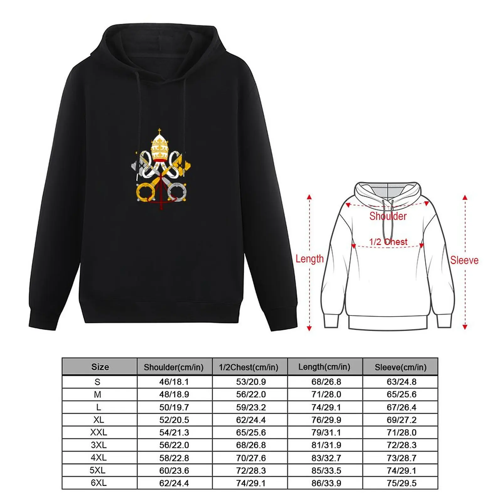 Vatican City Pullover Hoodie men's sweat-shirt set anime clothing autumn autumn clothes graphic hoodie