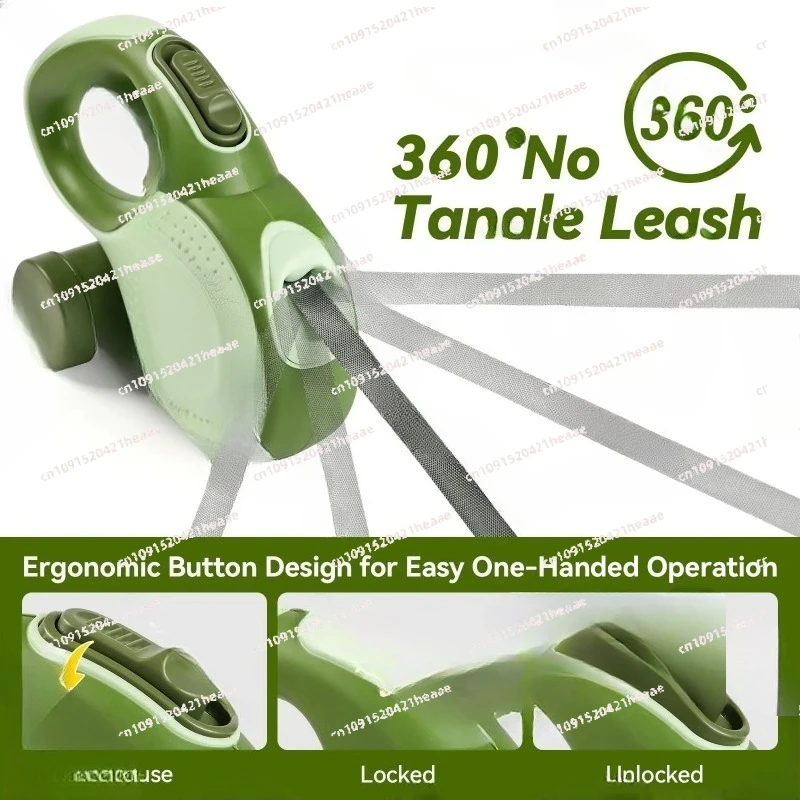 Suitable for  3M 5M Automatic Dog Leash With LED Light Retractable Pet Leashes