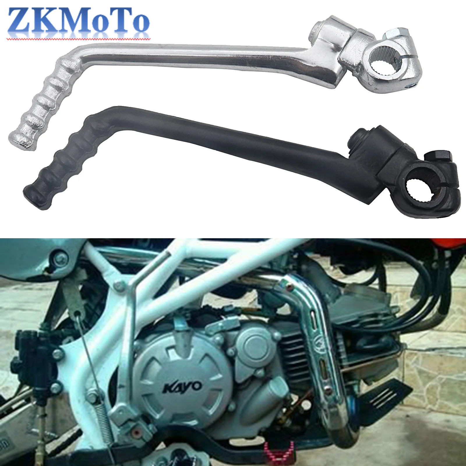 Motorcycle 13mm 16mm Hole Kick Start Lever Pedal For 50cc 70cc 90cc 110cc 125cc 140cc 150cc 160cc KAYO SSR SDG BSE Dirt Pit Bik