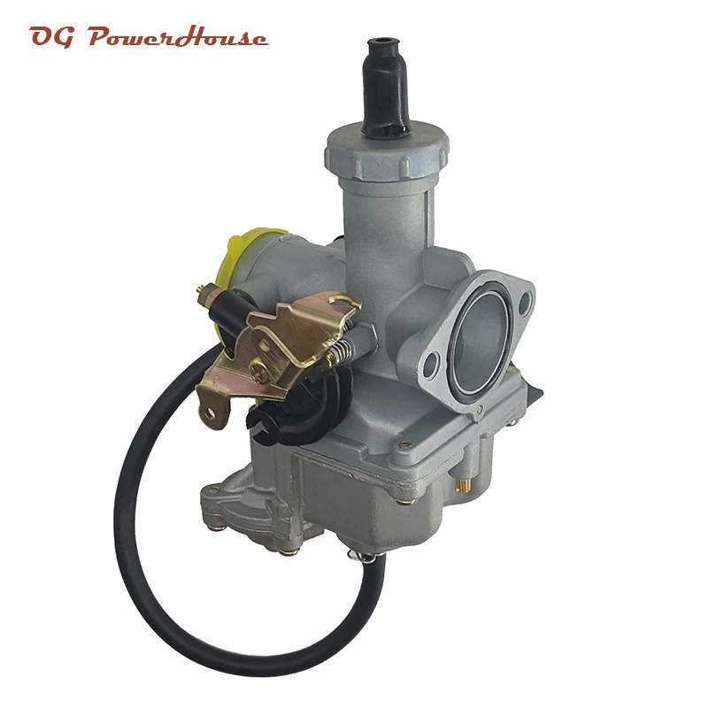 Motorcycle Carburetor 27mm Flat Slide Carb PZ27B With Accelerator Pump 4T Fit ATV Quad Go Kart Dirt Bike 125cc-200cc CG150 CG175
