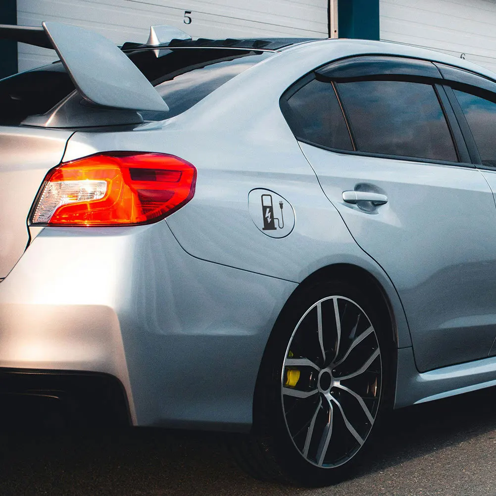 

2pcs Car Stickers Electric Vehicle Pvc Decals Waterproof Durable Easy Peel Stick For Auto Body Window Mirror Decoration