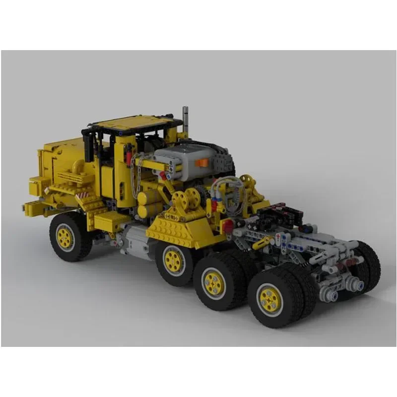 MOC-40026 Electric M911 Heavy Equipment Transport Truck Splicing Assembly Building Block Toy 1812 Parts Brick Kids Toy Gift