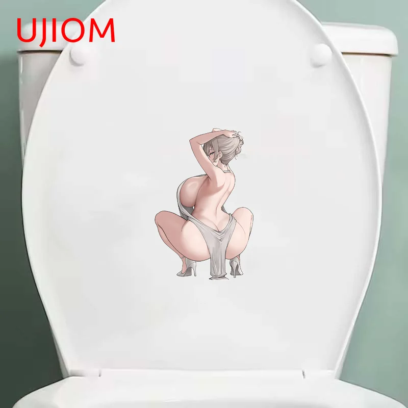 UJIOM Tsuki Uzaki Squatting Wall Sticker Alluring Personality Bedroom Decal Funny High Quality Accessorie Suitable For DIY Decor