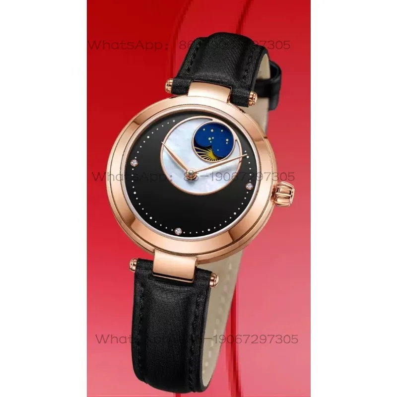 Automatic mechanical watch female inspiration waterproof bottom diamond girlfriend gift women's watch