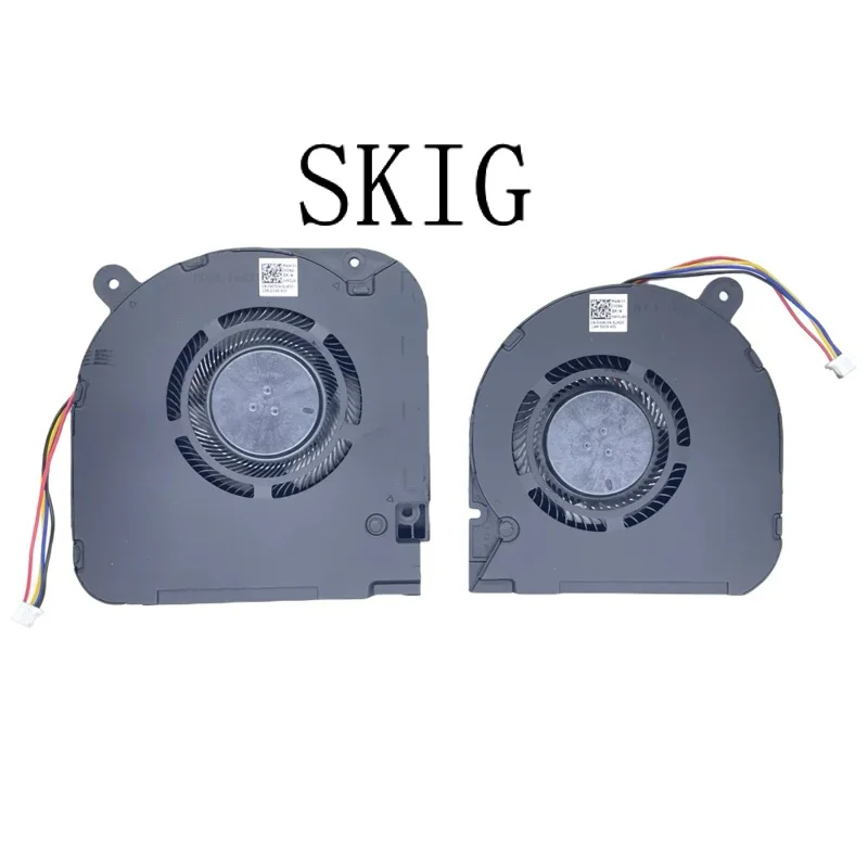 Imagem -02 - Ventilador de Substituição para Cpu Portátil Gpu Line Hole Dell g7 17 7700 G77007231blk P46e 2023 Series Novo