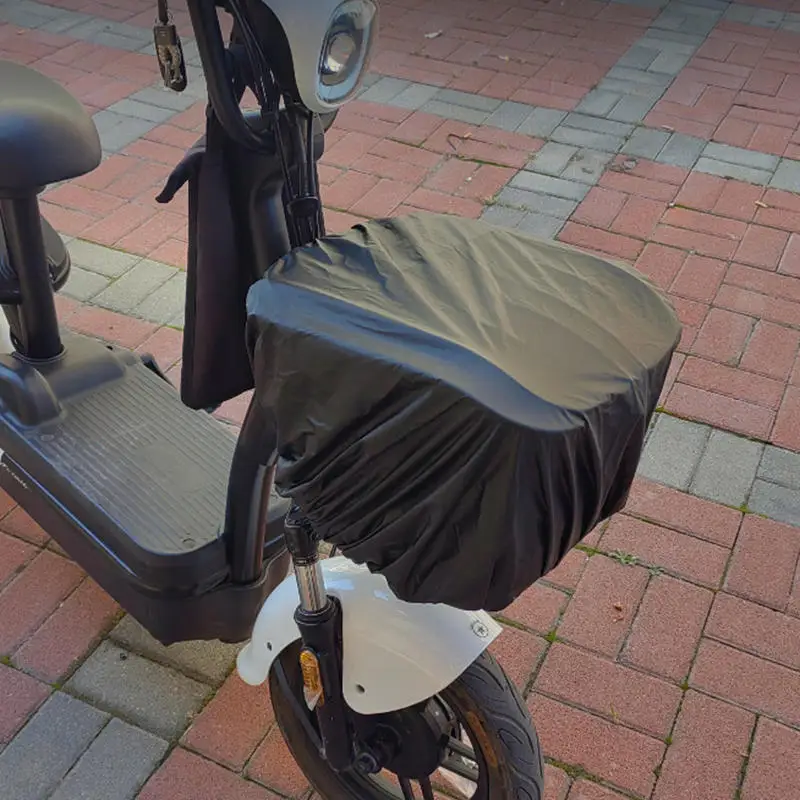 Electric Bike Front Basket Rain Cover Bike Motorcycle Cover Universal Bicycle Basket Waterproof Dustproof Sunscreen Bag Durable