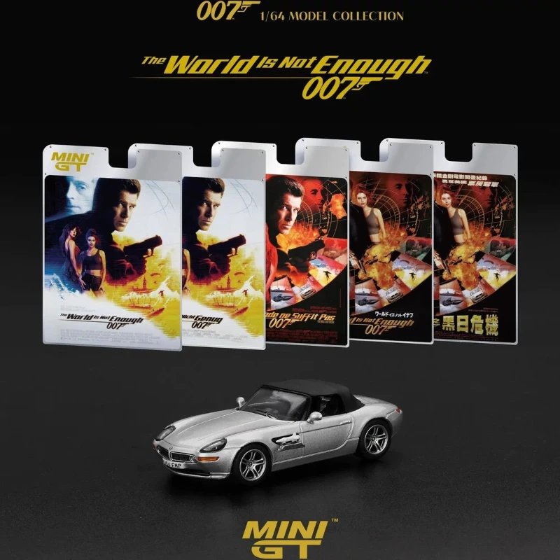 MINIGT 1:64 #906 BMW Z8 007 Movie Edition Alloy Car Model