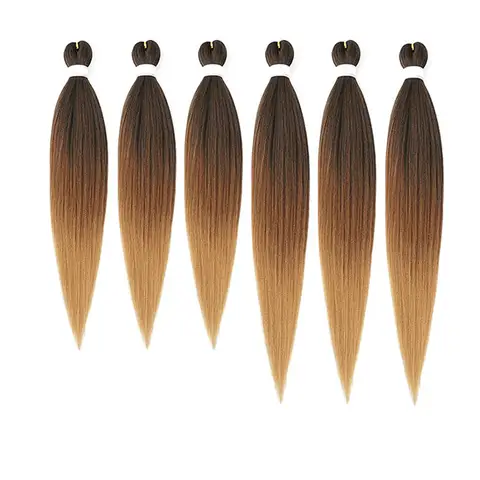 Vlechthaar Voorgerekt 20 "30" Synthetische Haarverlenging Jumbo Vlechten Haar Voor Gehaakte Passie Twist Haar 1/3/6/8/10 Stuks Bulk
