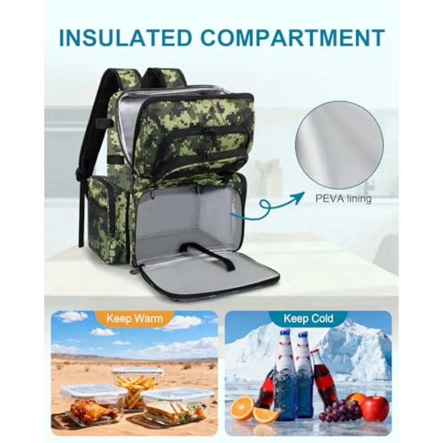 Fishing Backpack with Rod Hold - Fishing Equipment recensione e prezzo