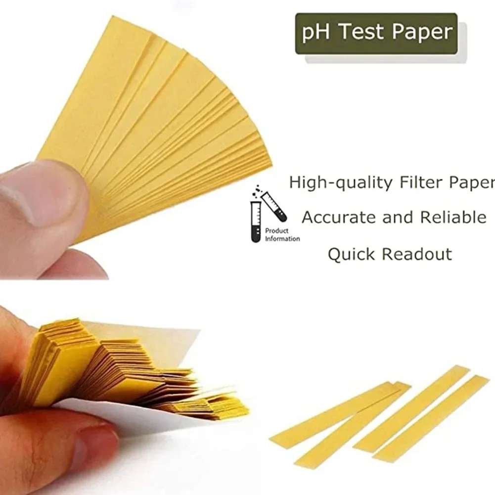 Bandes de Papier de Test Litmus, Gamme Complète 1-14 PH, Indicateur Universel, 80 Pièces d'Outils de Jardin, 160 Pièces