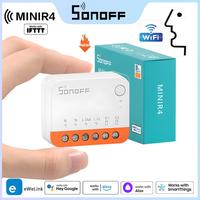 SONOFF MINI R4 Wifi Smart Switch Module Smart Wi-Fi 2 Way Switch Smart Home Works S-MATE Wireless Control Alexa Google Home