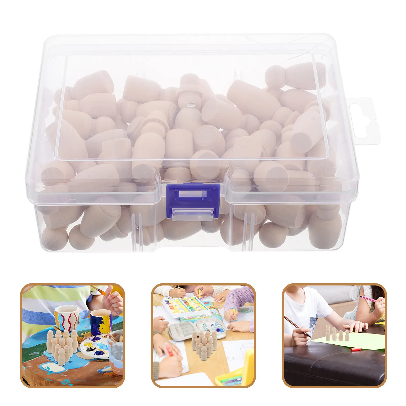 60pcs-wooden-puppet-crafts-wooden-peg-figures-for-art-class-supplies-christmas-craft-painting-kit-natural-blank