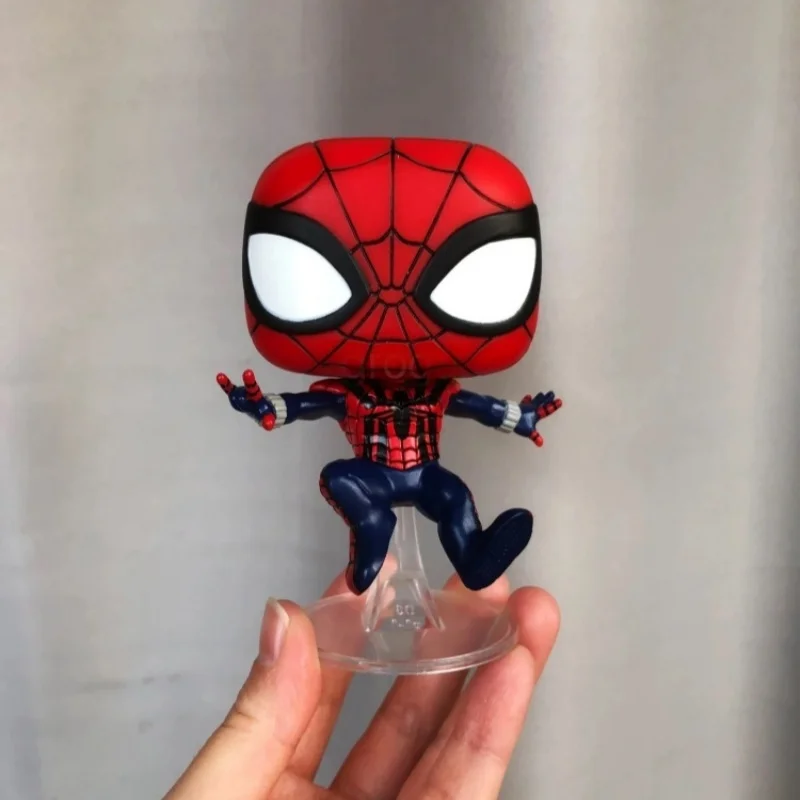 Anime Marvel SpiderMan Figurine Model Funko Pop Q Version Decor Ornament Statue Dolls Collect Souvenirs Limited Toys Kid Gift - Image 7