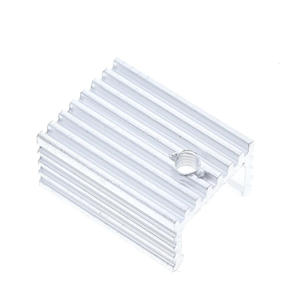 TZT 10pcs Aluminium TO-220 Heatsink TO 220 Heat Sink Transistor Radiator TO220 Cooler Cooling 20*15*10MM image 6