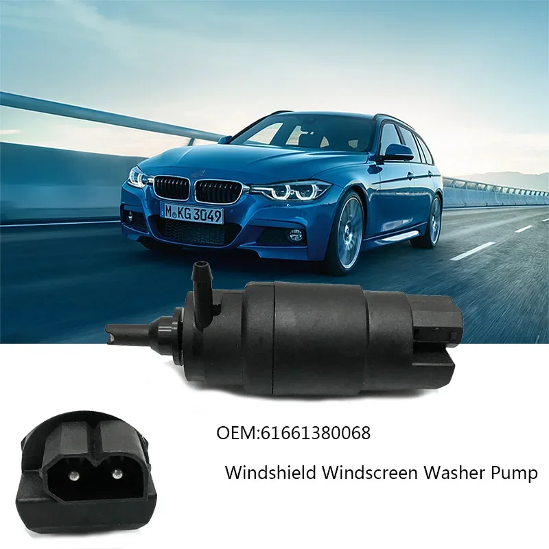 New Windshield Washer Pump For BMW E30 E34 318i 318is 325 325e 525i 530i 61661380066 61661380068 67128360244 61661380105