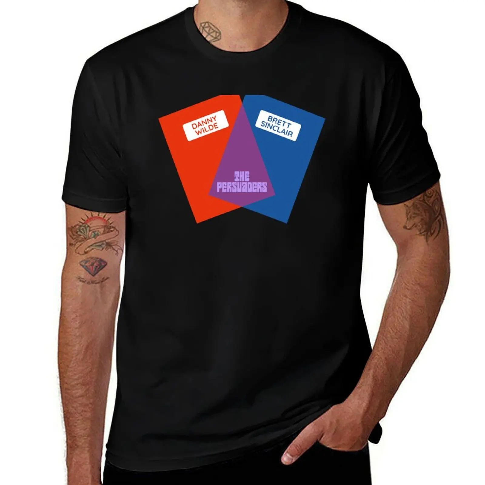 

The Persuaders opening T-Shirt gifts for boyfriend Funny t-shirt T-shirts man customs design your own mens big and tall t shirts