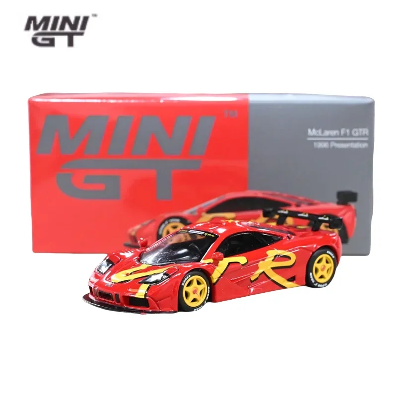 

Модель автомобиля McLaren F1 GTR 1996 1:64, литой под давлением, игрушки для мальчиков, коллекционные детали для взрослых, подарки на день рождения для детей