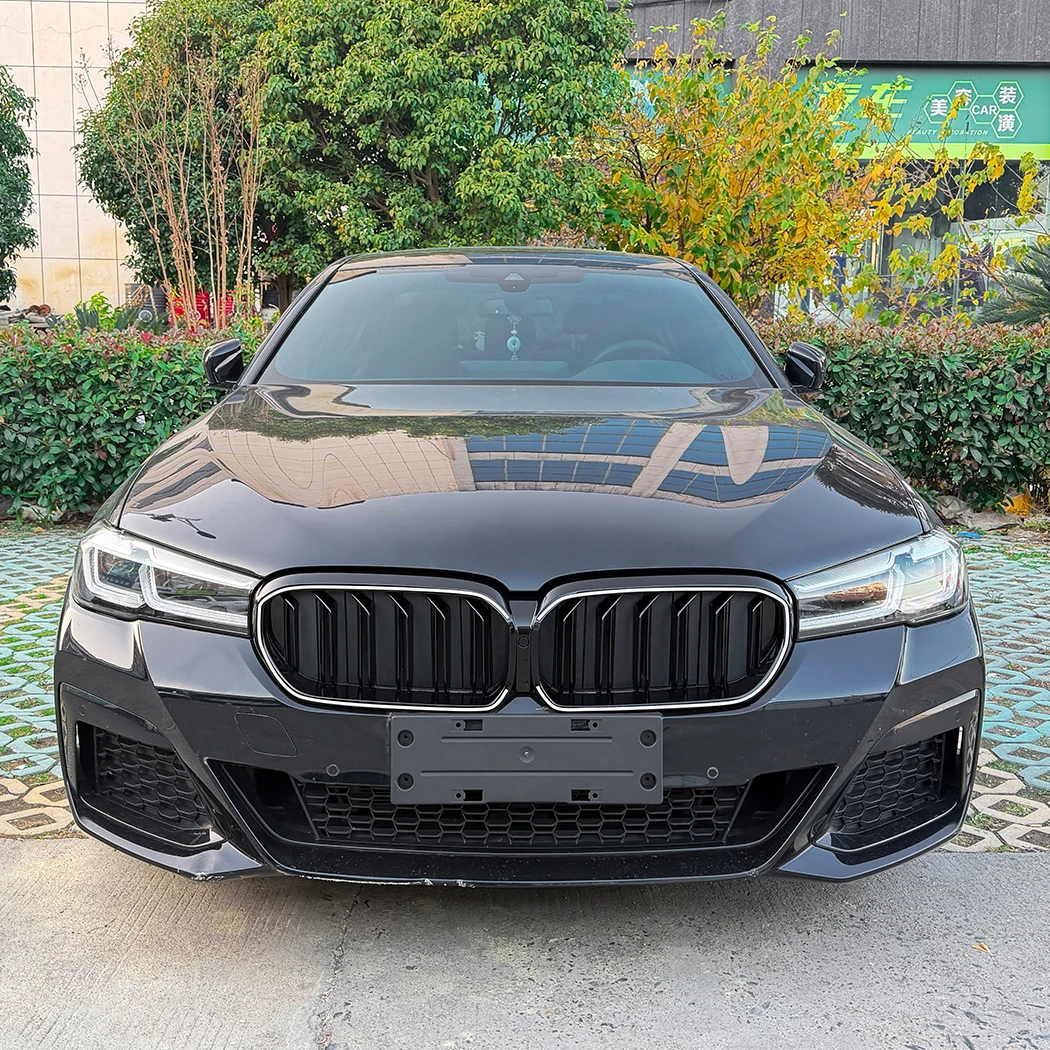 

With Light Front Kidney Replacement Double Grill Grille For BMW 5 Series G30 G31 LCI 2021-2023 Front Grille Racing Grills