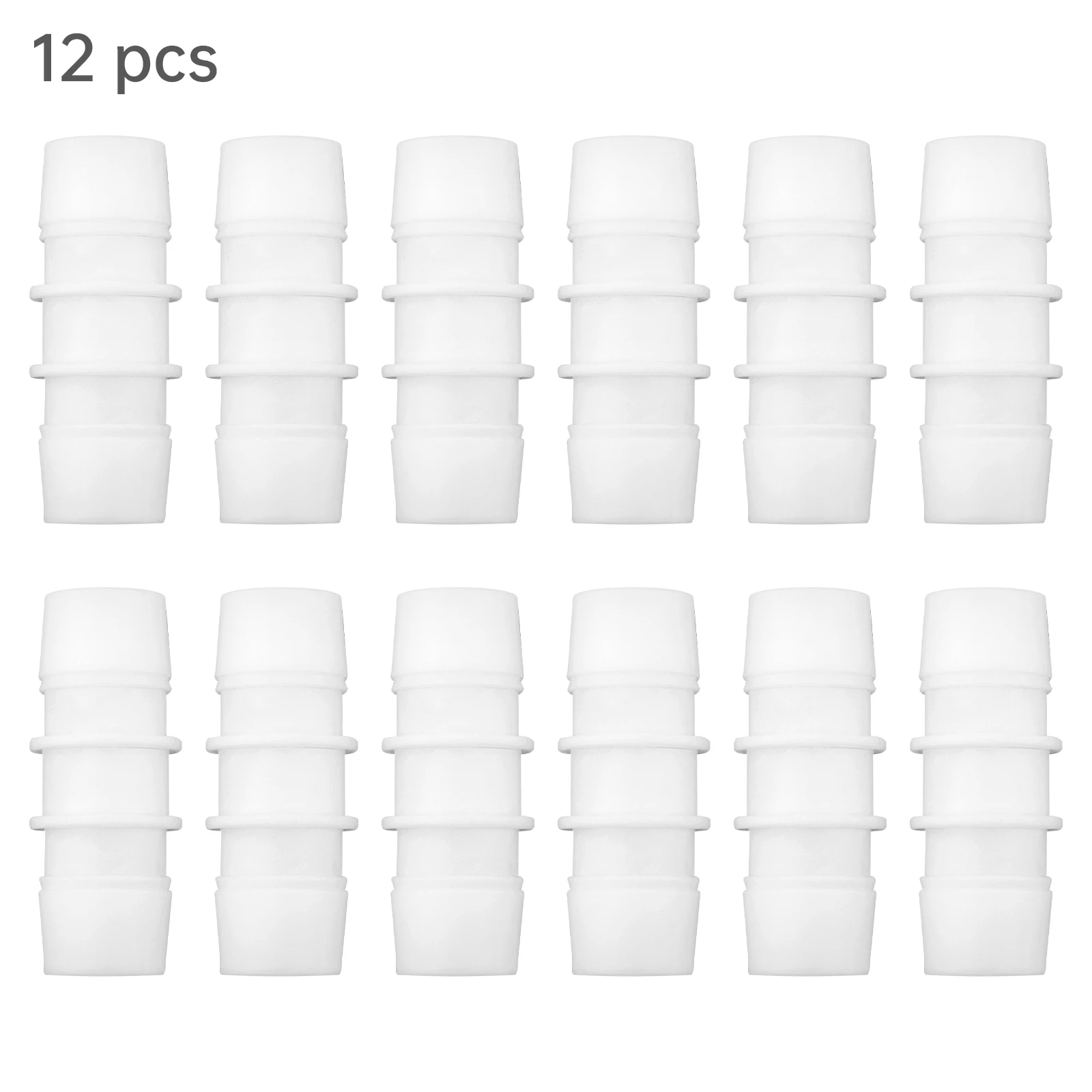 12 pcs 3/4 inch Barbed Hose Connector for Irrigation / Aquarium / Water Pump