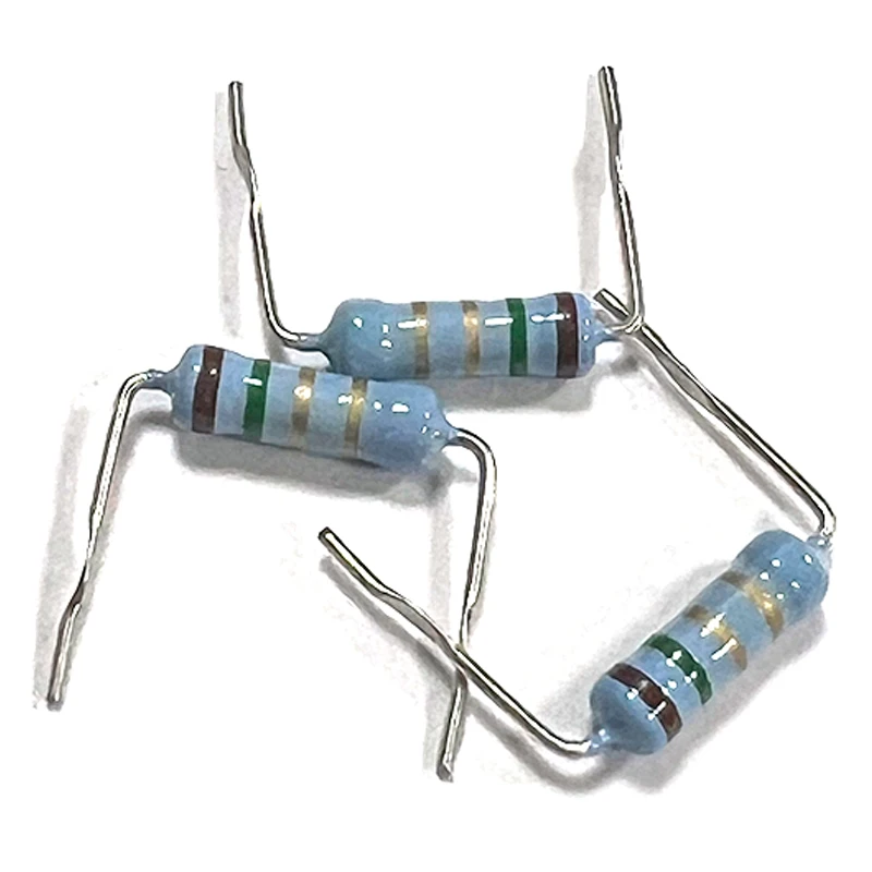 200 Buah 1W 1,5Ohm 1,5R Resistor Film Karbon Pin Tembaga Steker Langsung Kustom 1R5 5%