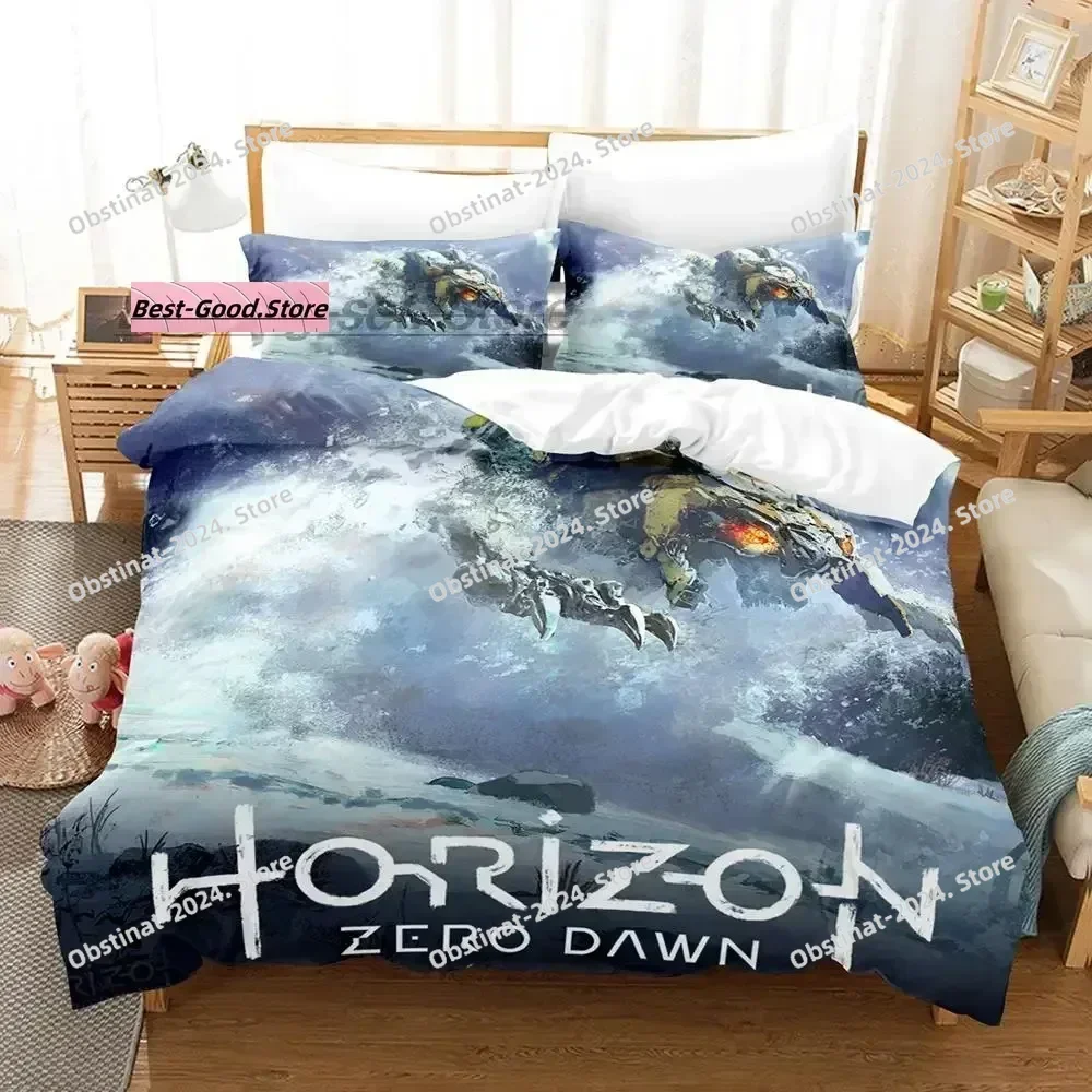 

Horizon Zero Dawn Bedding Set Single Twin Full Queen King Size Bed Set Aldult Kid Bedroom Duvetcover Sets 3D Game bed sheet set