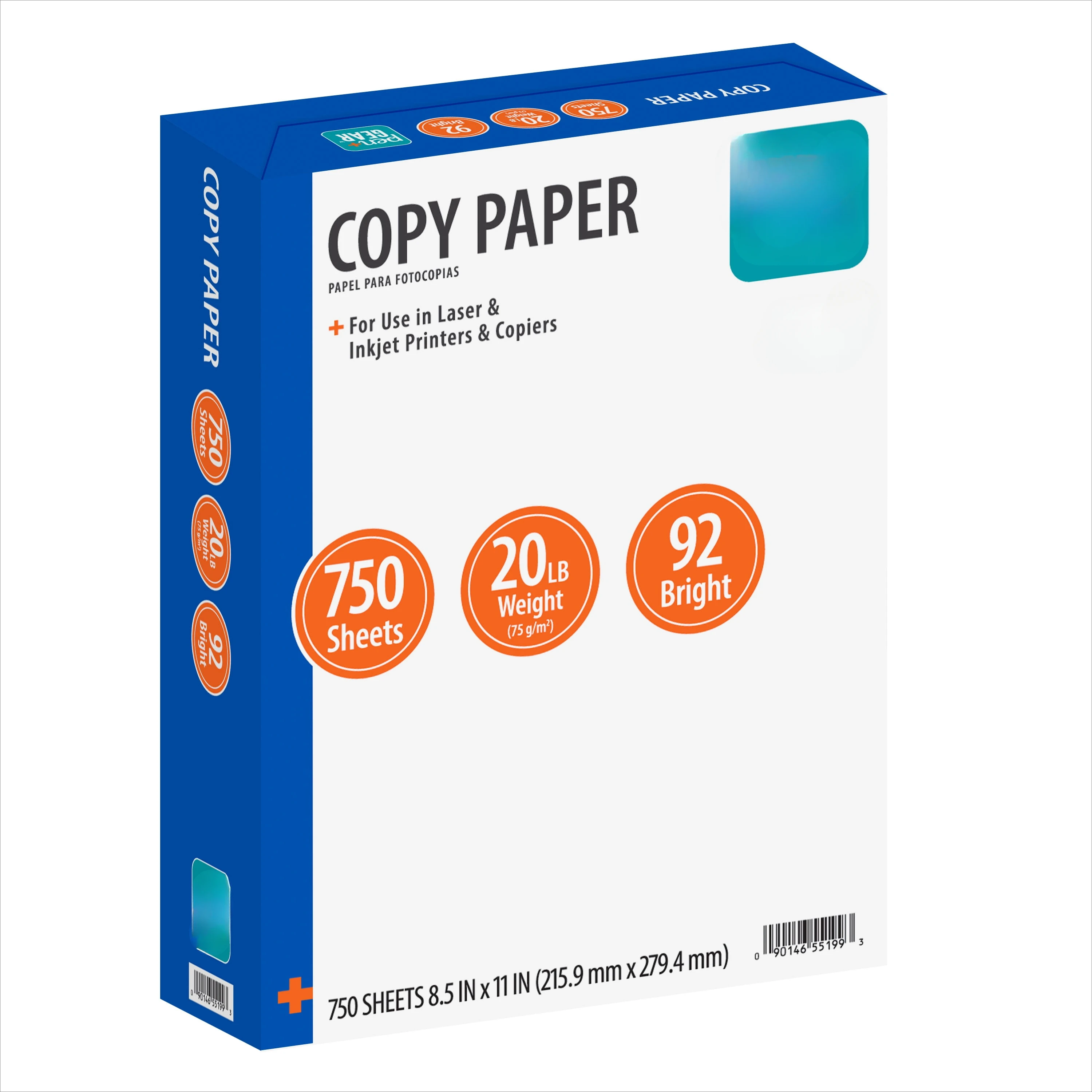 (4 pack)  Copy Paper, White, 8.5