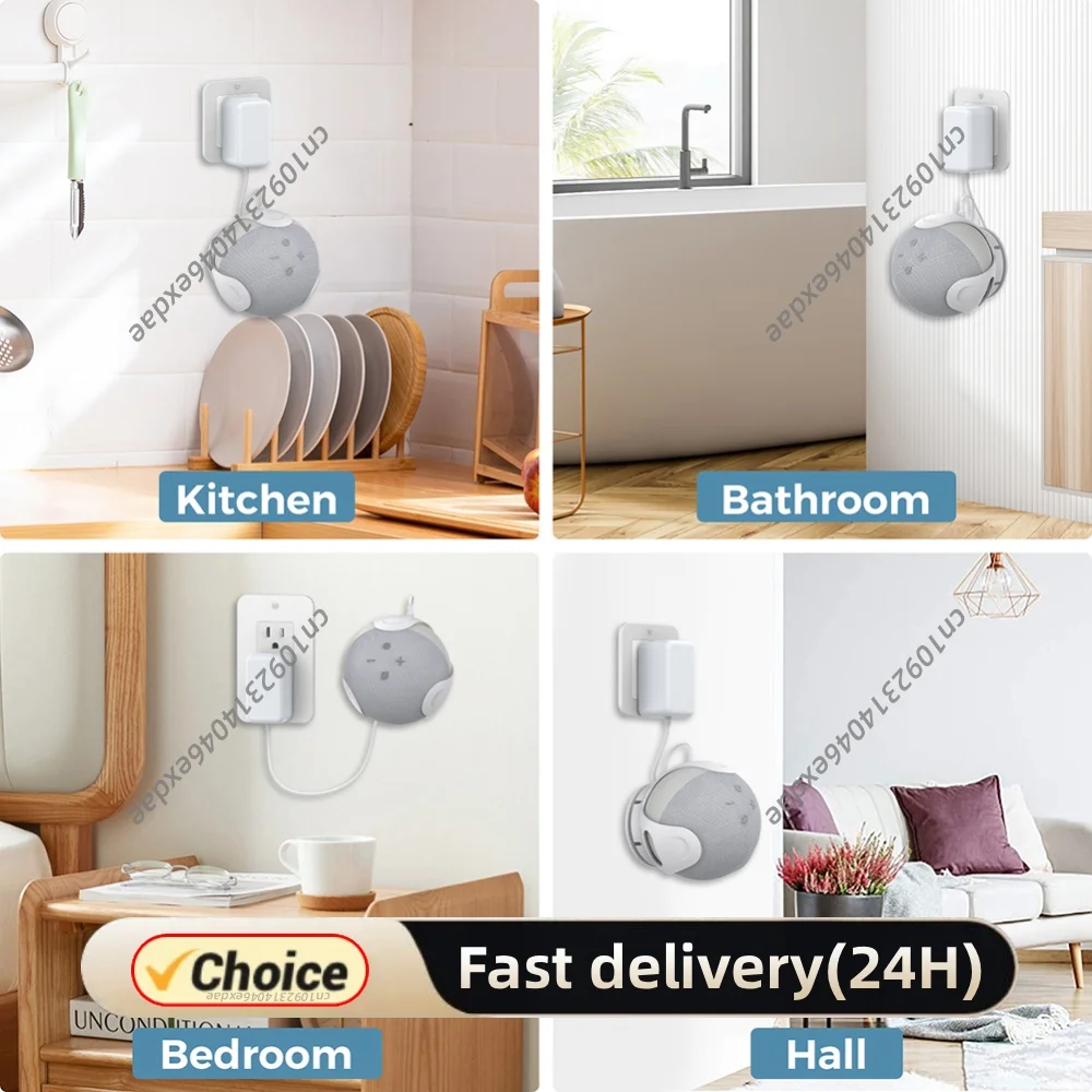 Plastic Bluetooth-compatible Speaker Holder Wall Mounted Bluetooth-compatible Speaker Stand Accessories for Echo Dot 5/4