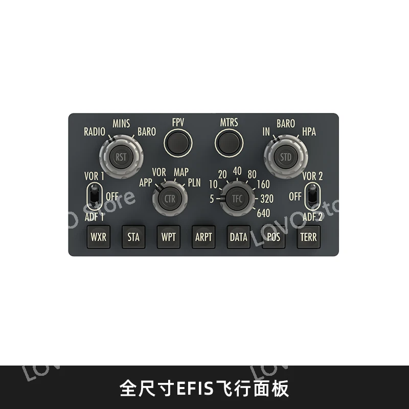 

Acoustic 737 EFIS Panel Analog Flight Electronic Information System Instrument