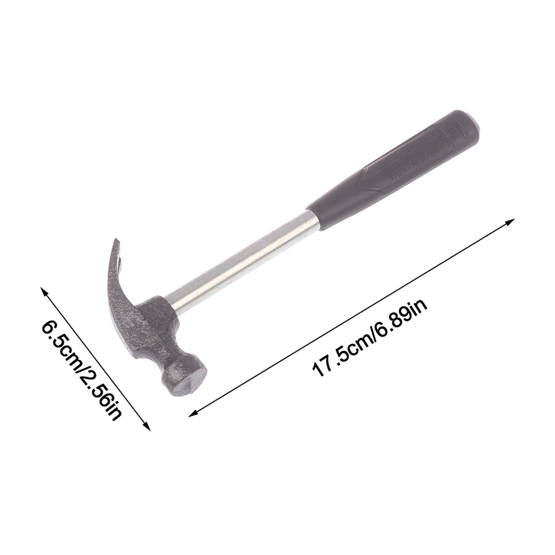 [TL]Mini Portable Powerful Multifunction Ramshorn Hammer Rubber Non-slip Handle Claw Hammers Straight Rip Claw Hammer