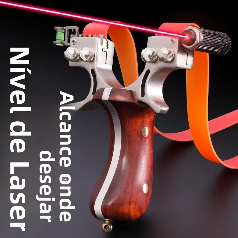 high-precision-large-power-stainless-steel-catapult-infrared-flat-skin-for-adults-battle-archery-toy-from-china-unisex