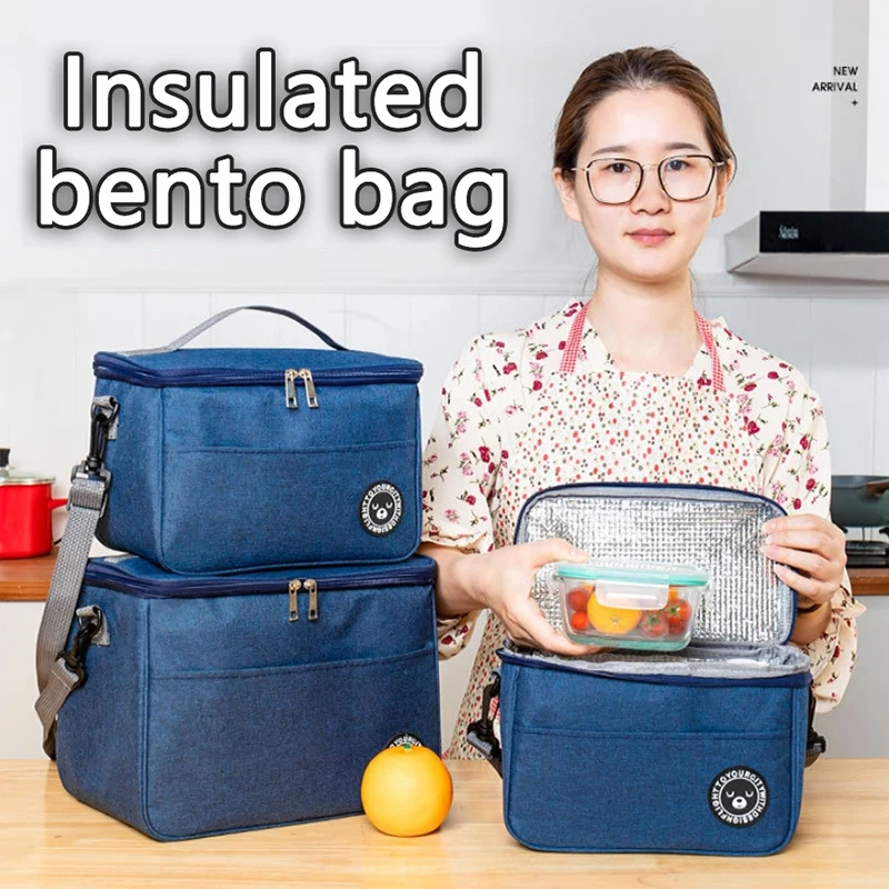 Outdoor Camping And Picnic Aluminum Foil Insulation Bag, Insulated Lunch Box Bag, Bento Bag