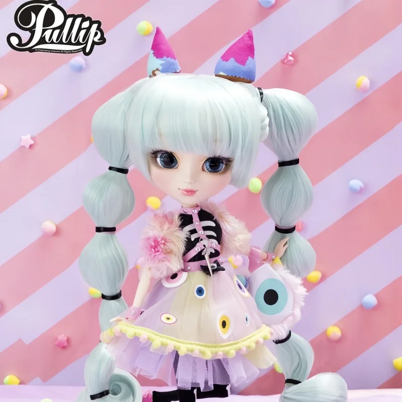 정품 풀립 라벨 P-234 피맘 하라주쿠 캔디 몬스터 피규어 오리지널 박스 BJD 인형 수집 장난감 소녀 생일 선물