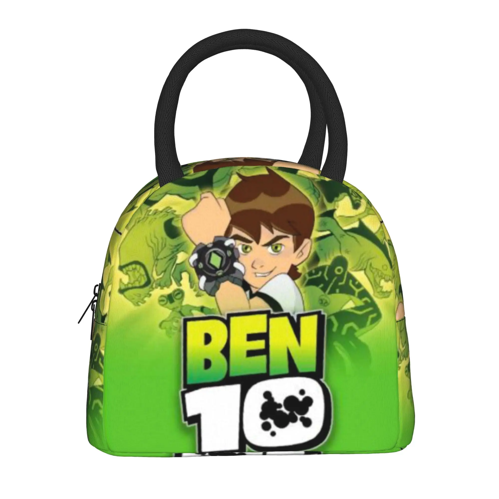 Back to school season Ben 10 Lunch Bag Classic Poster Large Capacity Good Quality Multi-Function Snack Storage Lunch Bag