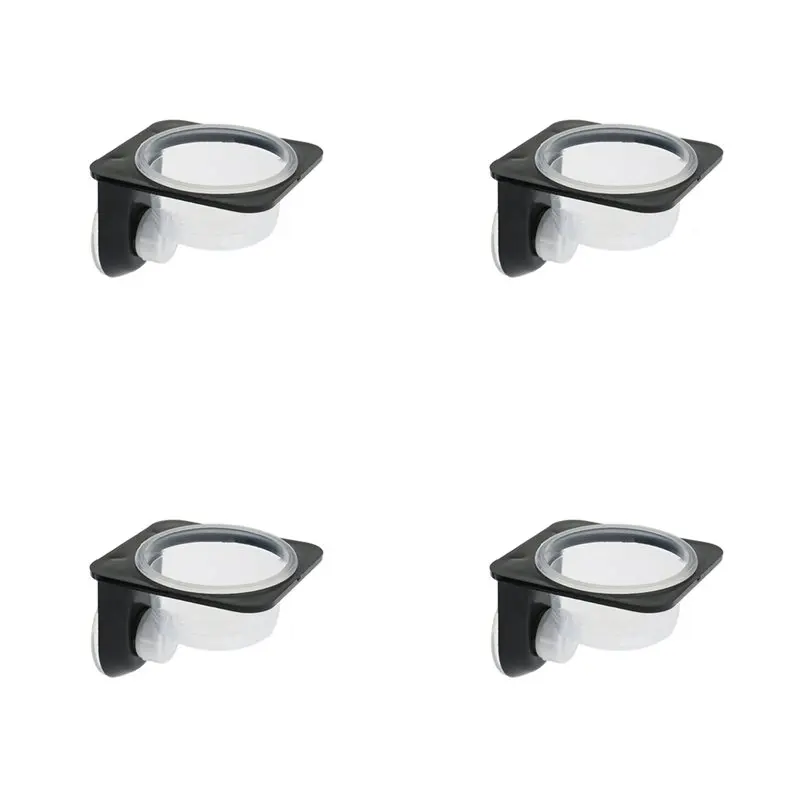 

A58Z 4X рептили и амфибии ящерица геккон миски на присоске контейнер для еды с миской для еды для рептилий B