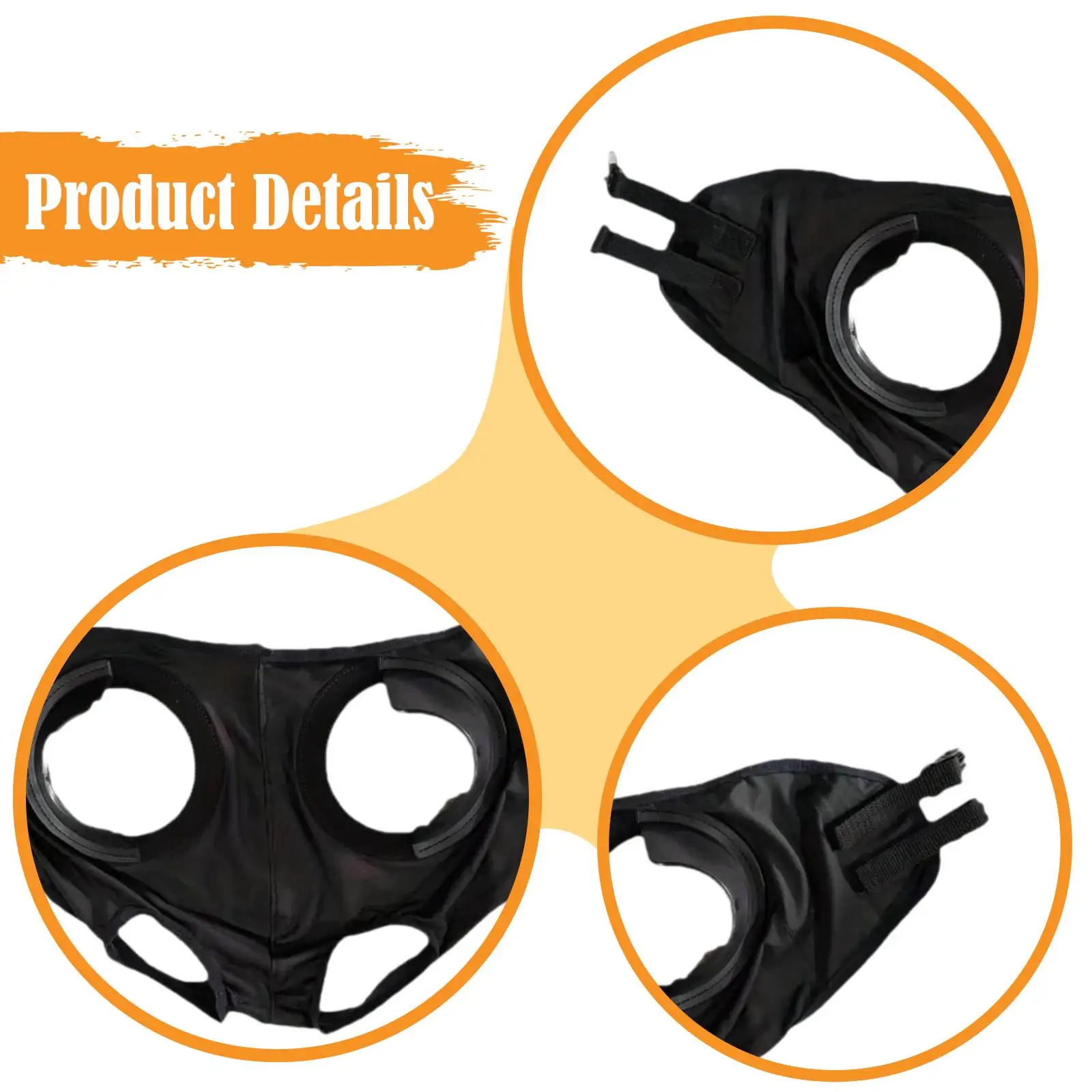 نظارات ركوب الخيل، قابلة للتنفس تقلل من التدخل البصري، قناع ذبابة خفيف الوزن لحماية عين الحصان