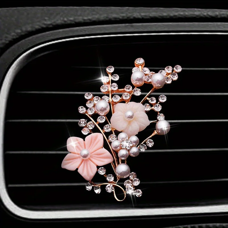 1pc Creative and Cute Car Air Outlet Clip Cartoon Car Clip Aromatherapy Car Interior Decoration Decoration Women