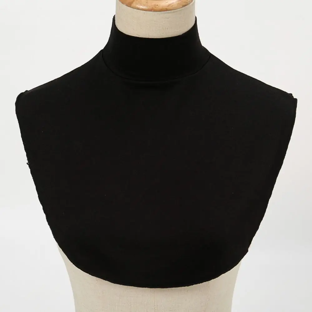 

False Collar Modal Fake Collar Warm Scarf Solid Color Wraps Solid Color Bib Korean Style Clothes Decoration Accessories